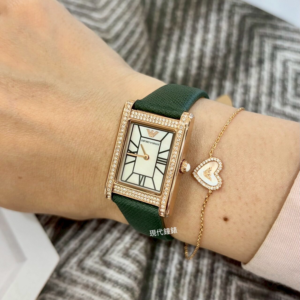 【EMPORIO ARMANI 】AR80085SET 22mm Modern Watch