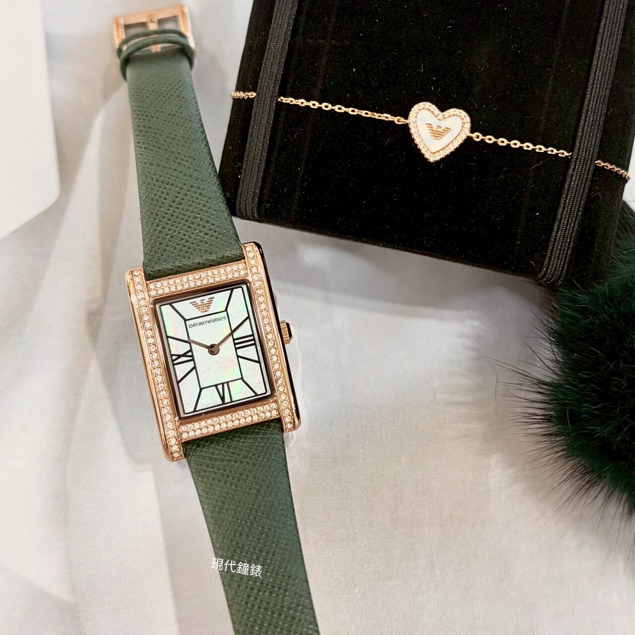 【EMPORIO ARMANI 】AR80085SET 22mm Modern Watch