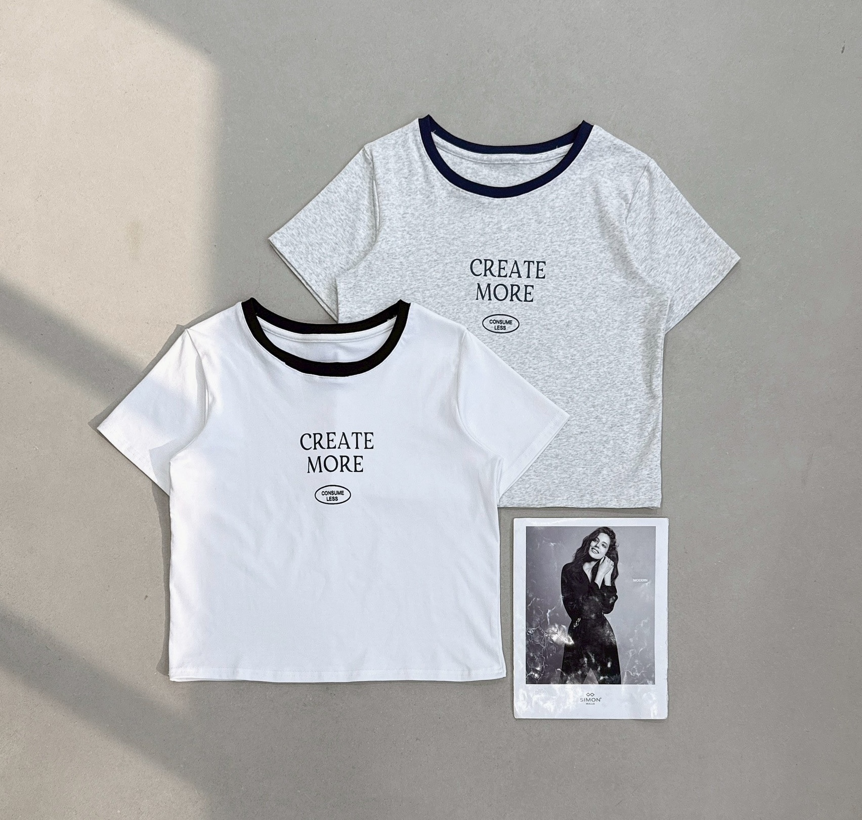 滾邊CREATE MORE棉質上衣