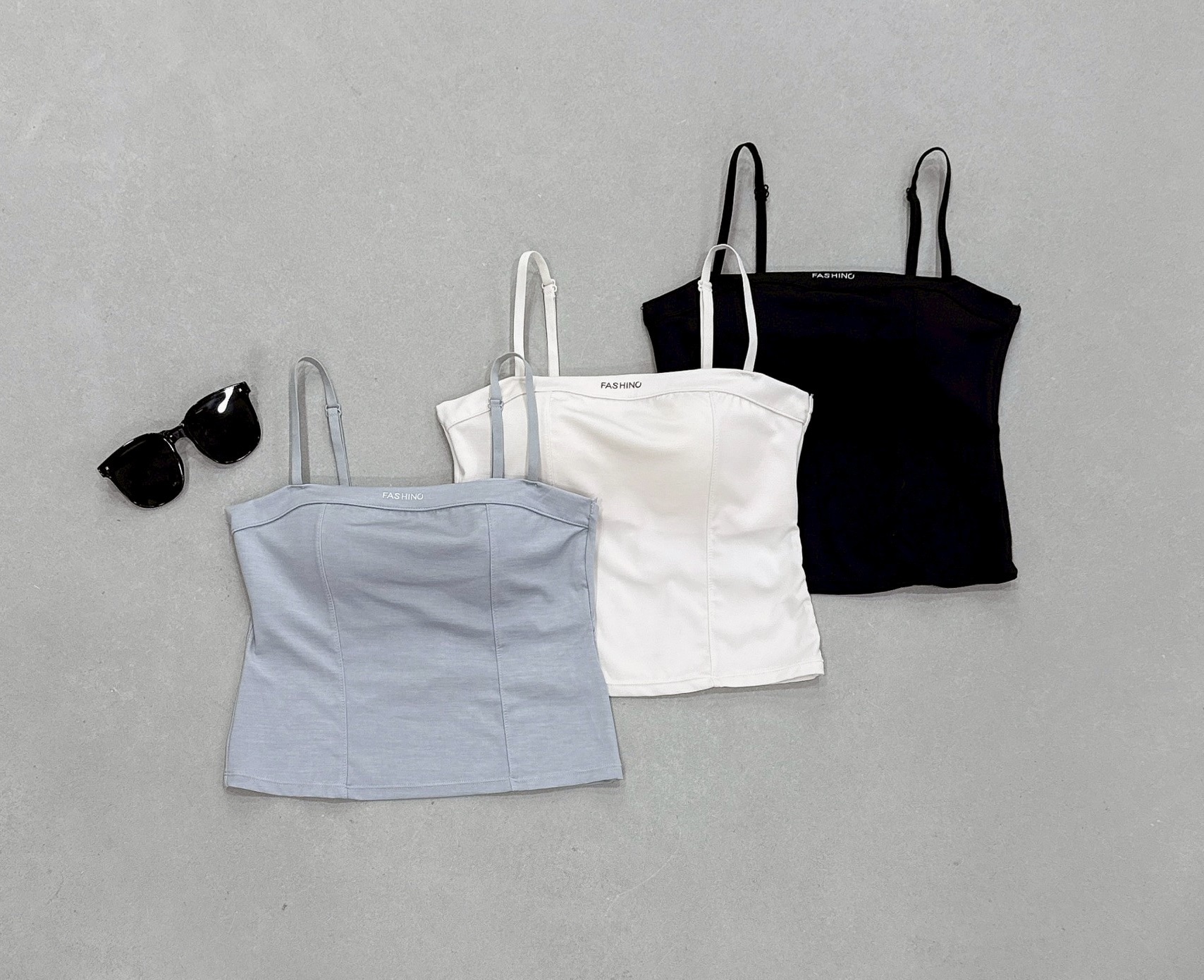 字母車線罩杯背心 6086