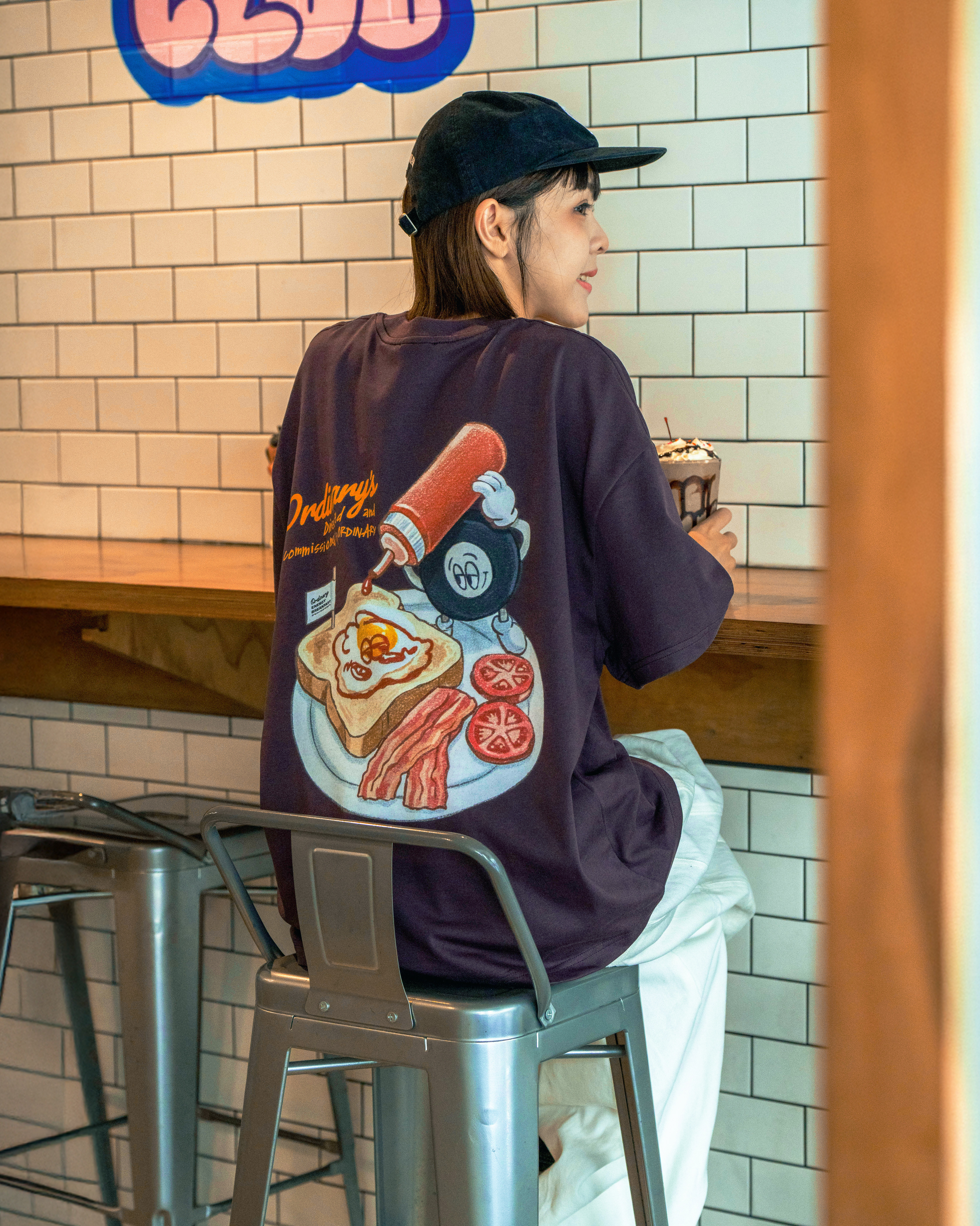 Ordinary 早餐短Tee