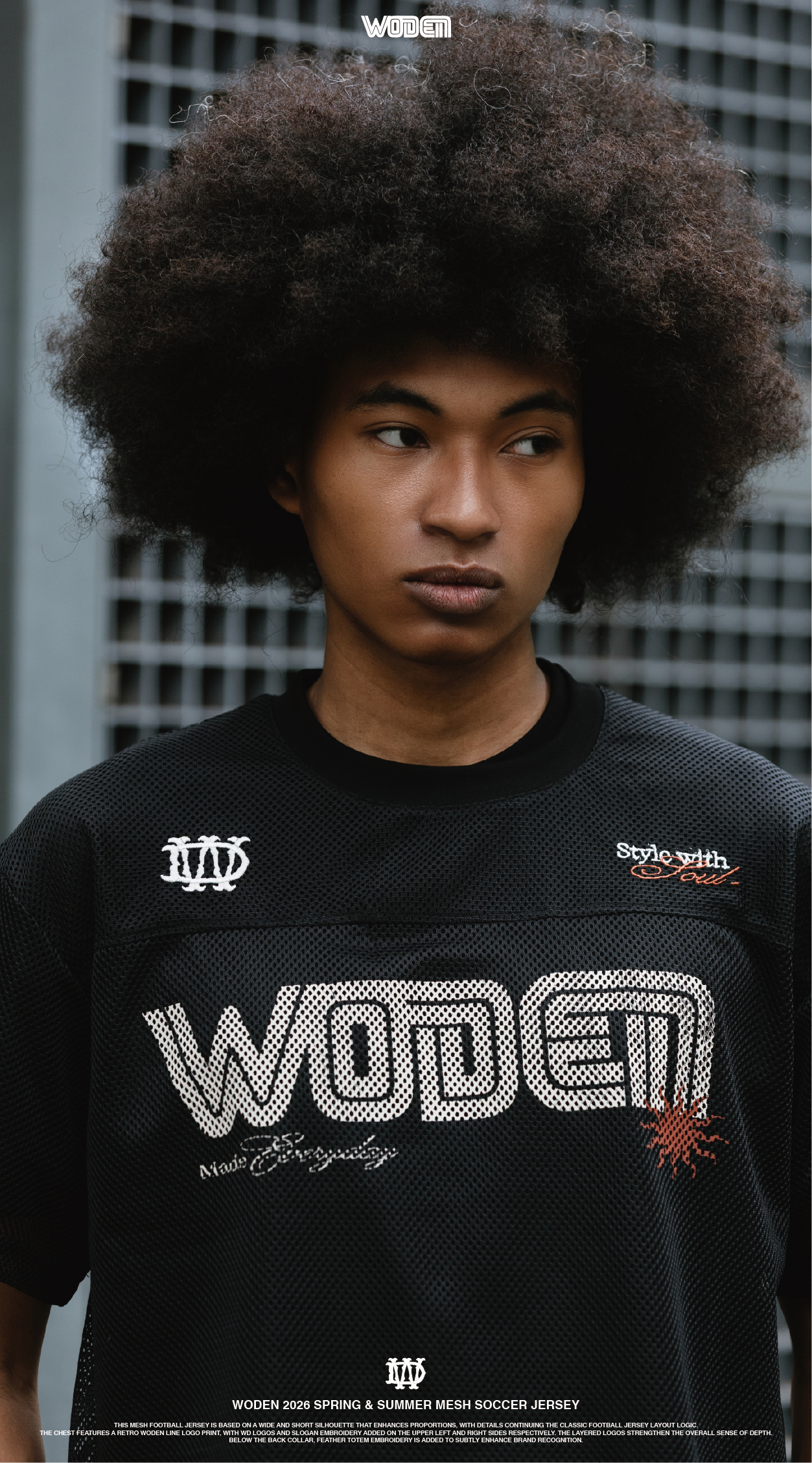 Woden Mesh Soccer Jersey