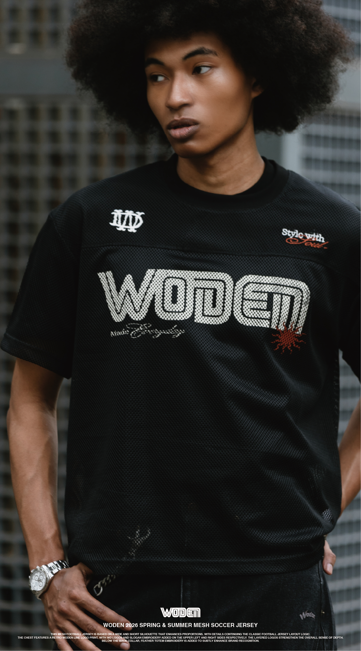 Woden Mesh Soccer Jersey