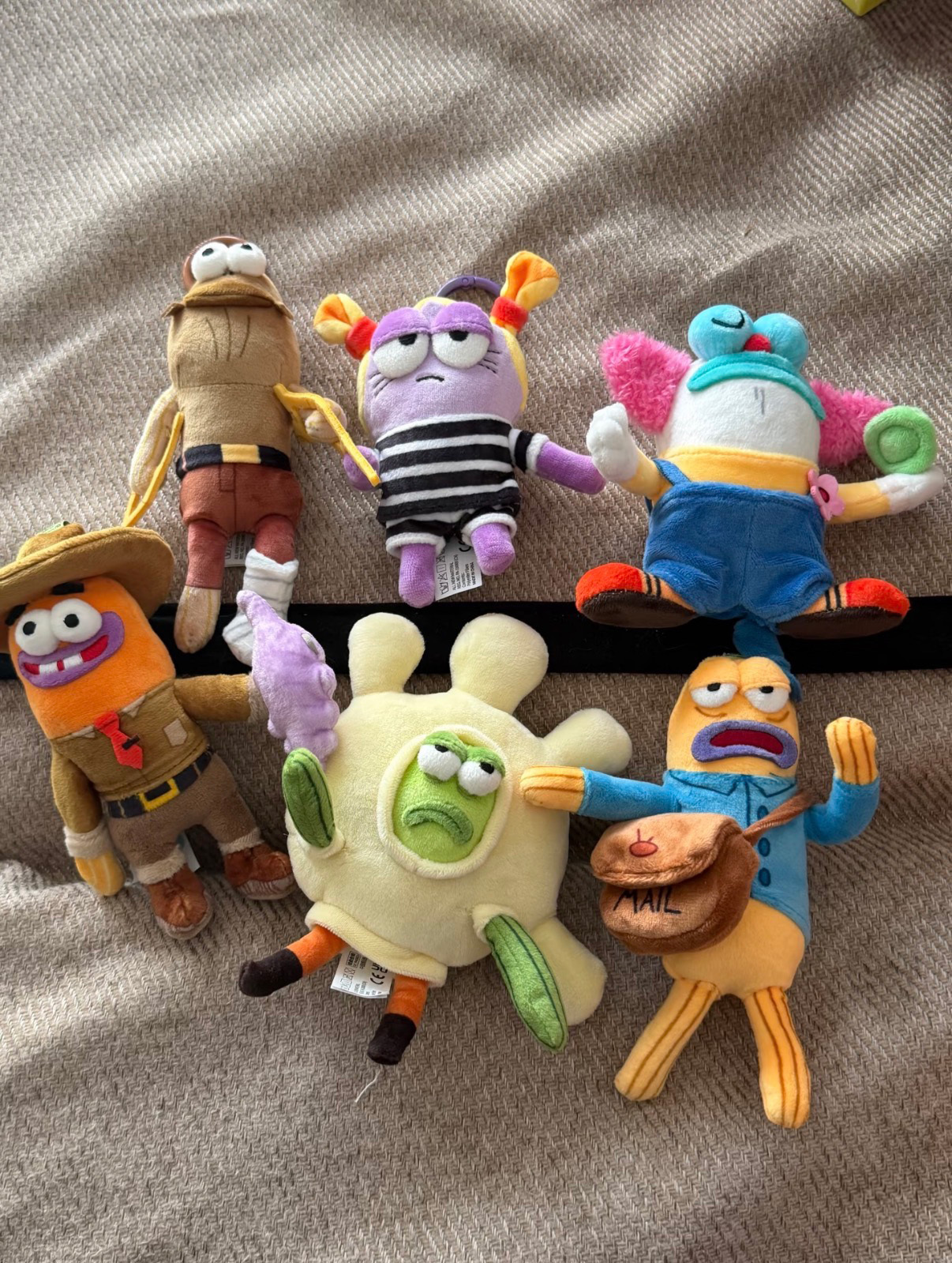 海綿寶寶 比奇堡的居民們 第二彈  搞怪毛絨系列 第二彈 吊飾 鑰匙圈 盲盒 / 預購