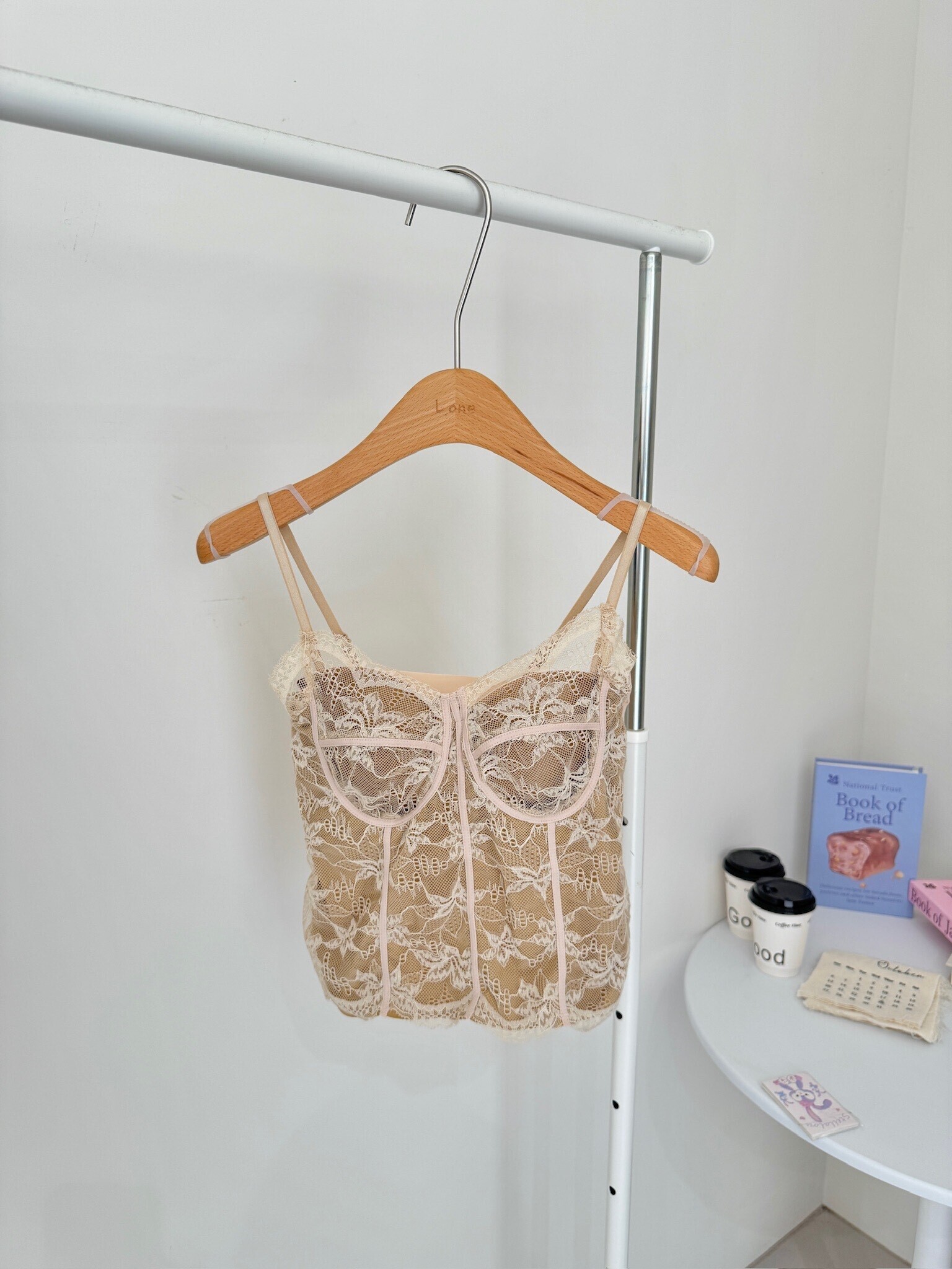 法式馬甲蕾絲背心