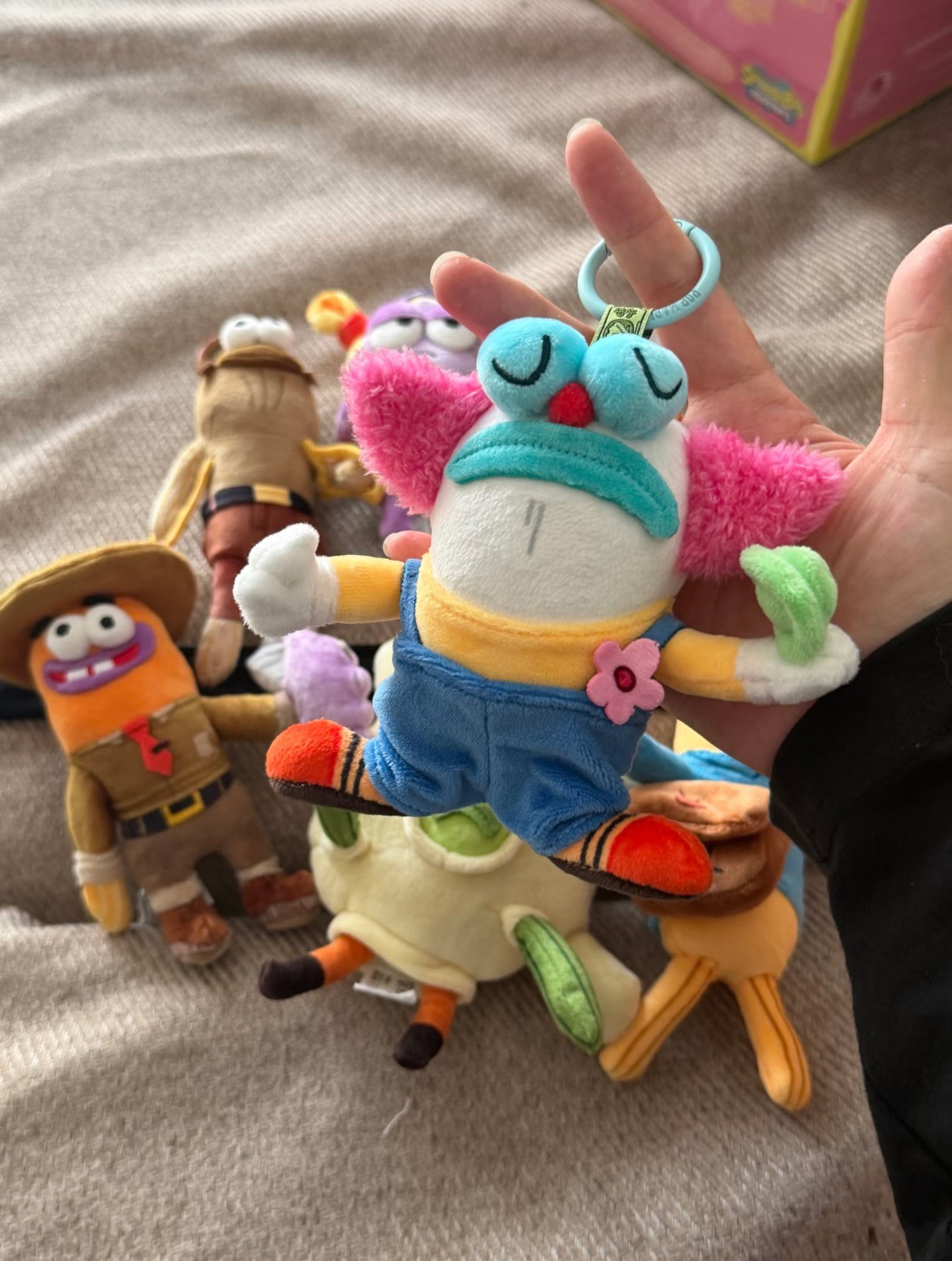 海綿寶寶 比奇堡的居民們 第二彈  搞怪毛絨系列 第二彈 吊飾 鑰匙圈 盲盒 / 預購