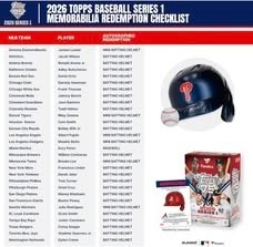 MLB球員卡 2026-27 Topps Baseball Series 1 Fanatics Exclusive - Value Box 完整盒出售 封膜未拆 Fanatics 官網獨家 全新