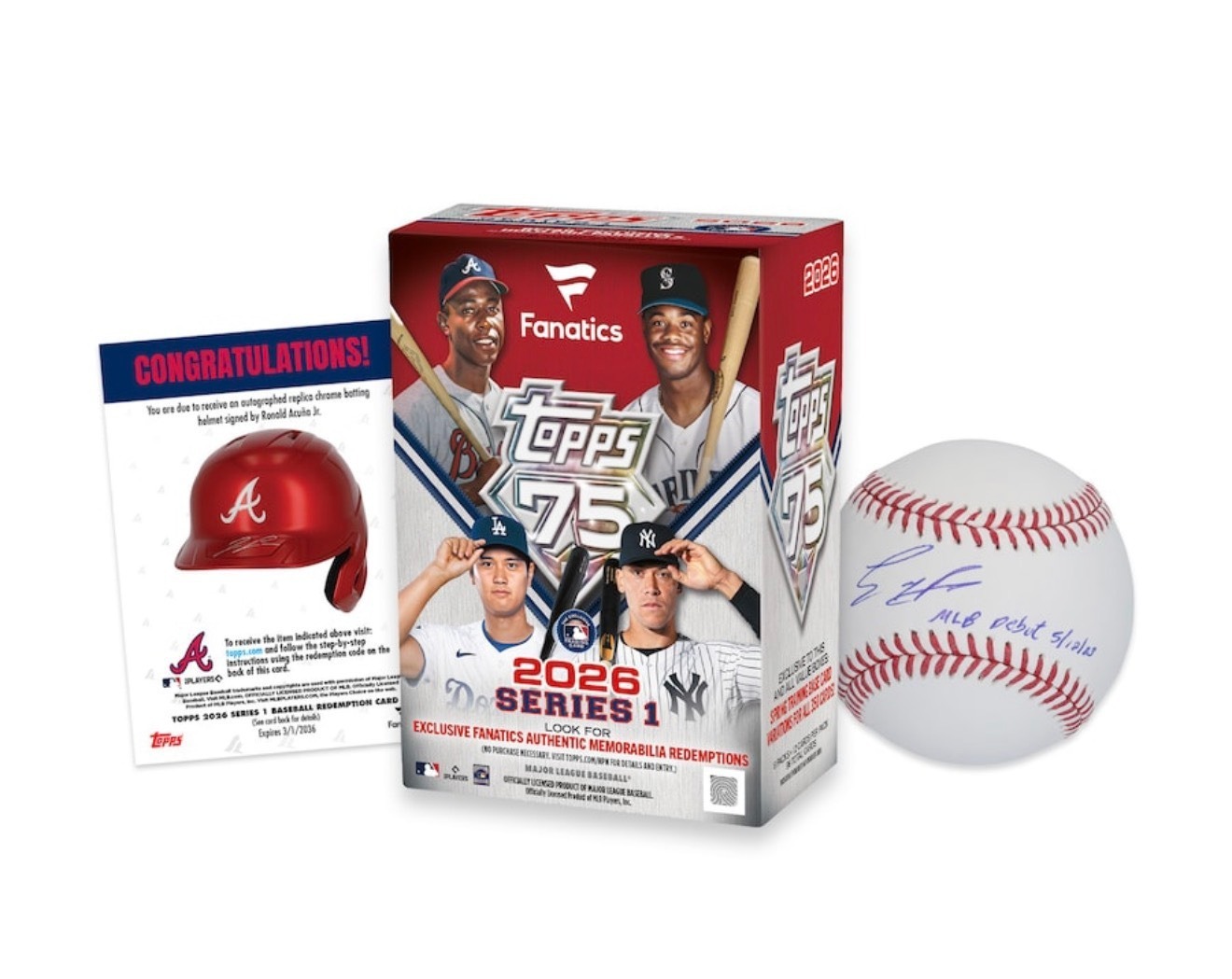 MLB球員卡 2026-27 Topps Baseball Series 1 Fanatics Exclusive - Value Box 完整盒出售 封膜未拆 Fanatics 官網獨家 全新