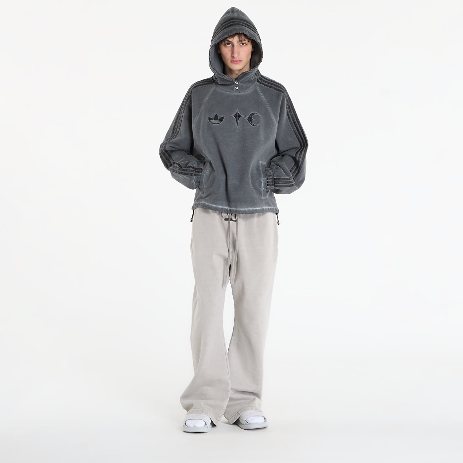 【代購】adidas Originals × THUG CLUB  寬鬆連帽衛衣｜保暖長袖 Hoodie｜男女同款