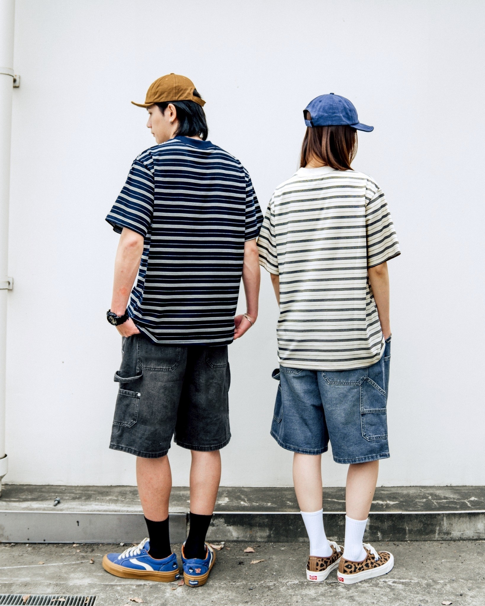 SBG 簡約日常條紋短T V0014