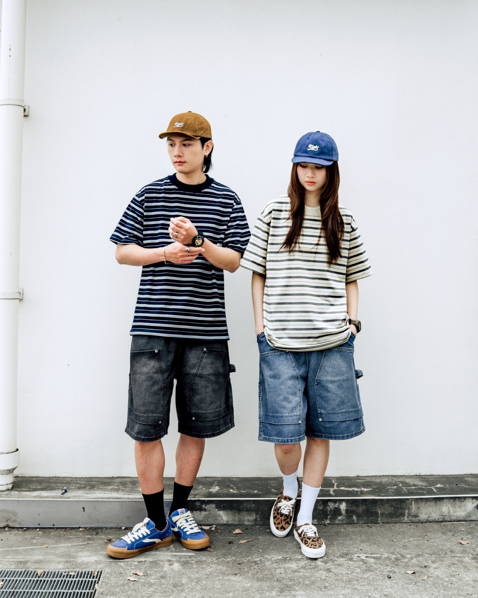 SBG 簡約日常條紋短T V0014