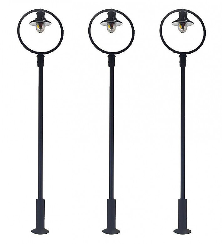 Faller 180105 HO scale LED Park lights, suspended ball lamps, cold white, 3 pieces