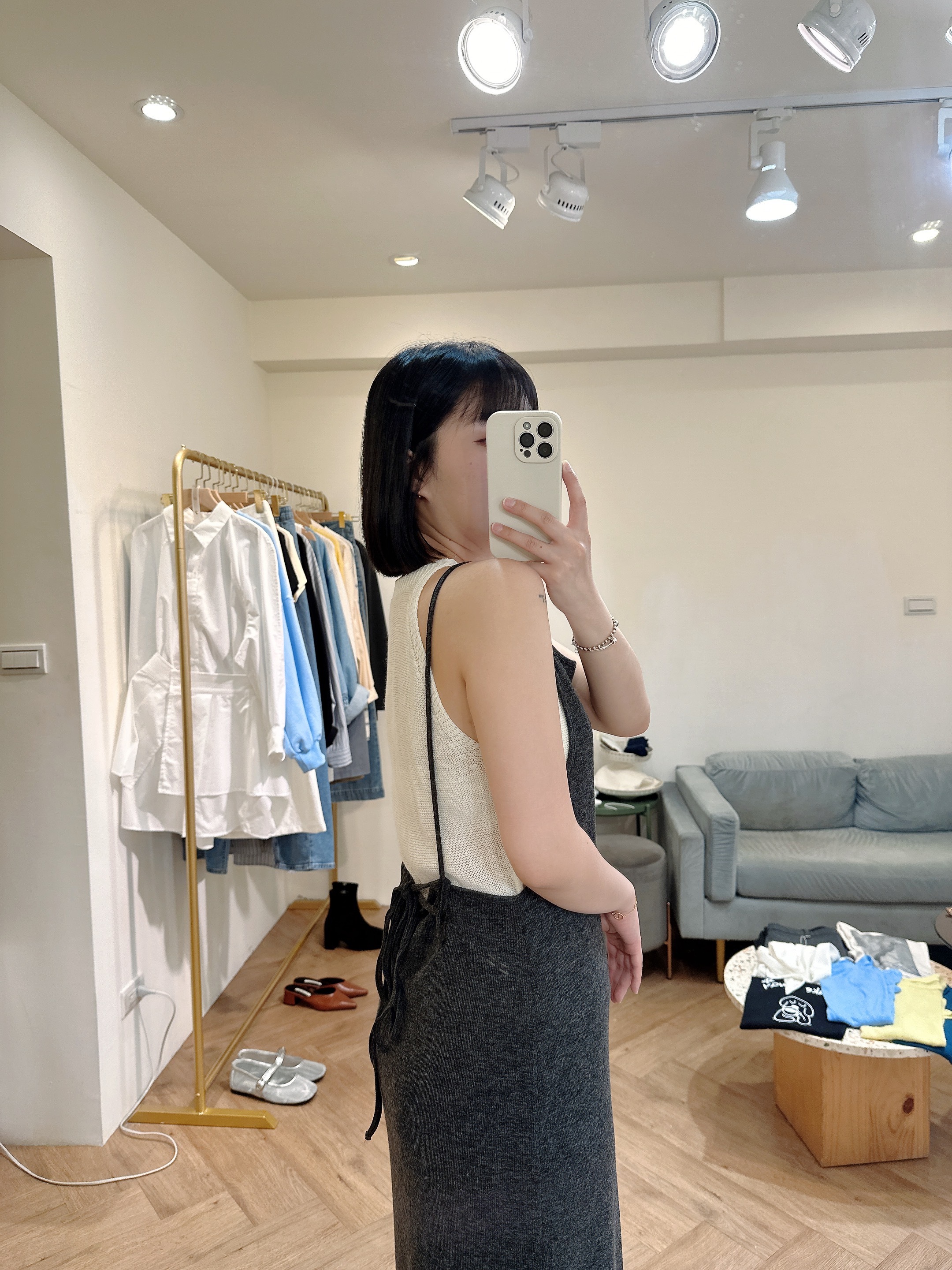 棉質吊帶背心洋裝
