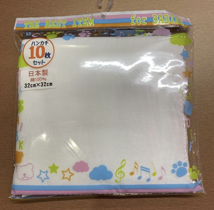 日本製 紗巾10枚 32x32cm