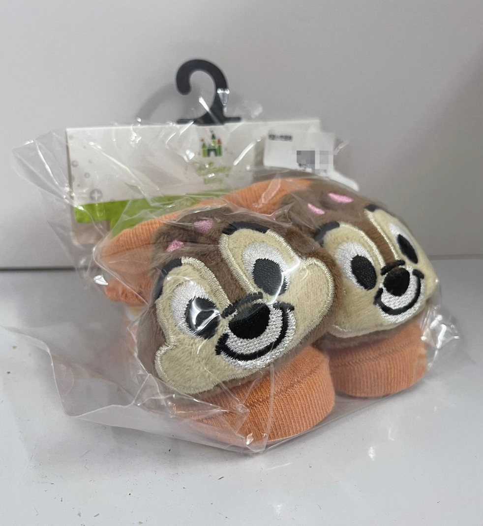 新生兒 嬰兒襪 7-9cm-Chip & Dale