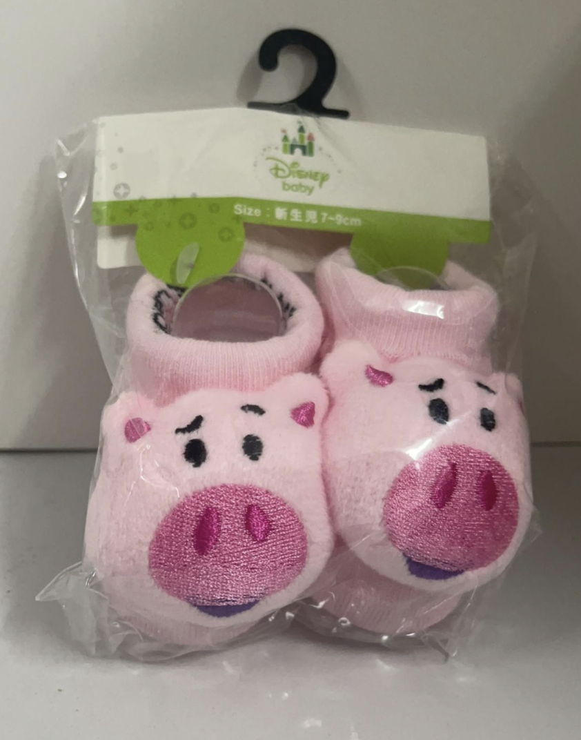 新生兒 嬰兒襪 7-9cm-火腿