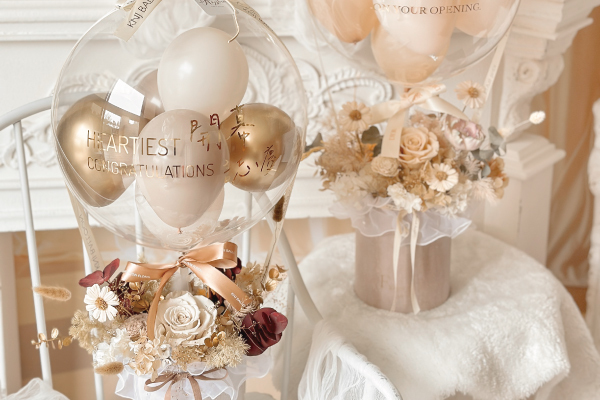 開幕熱氣球永生花禮