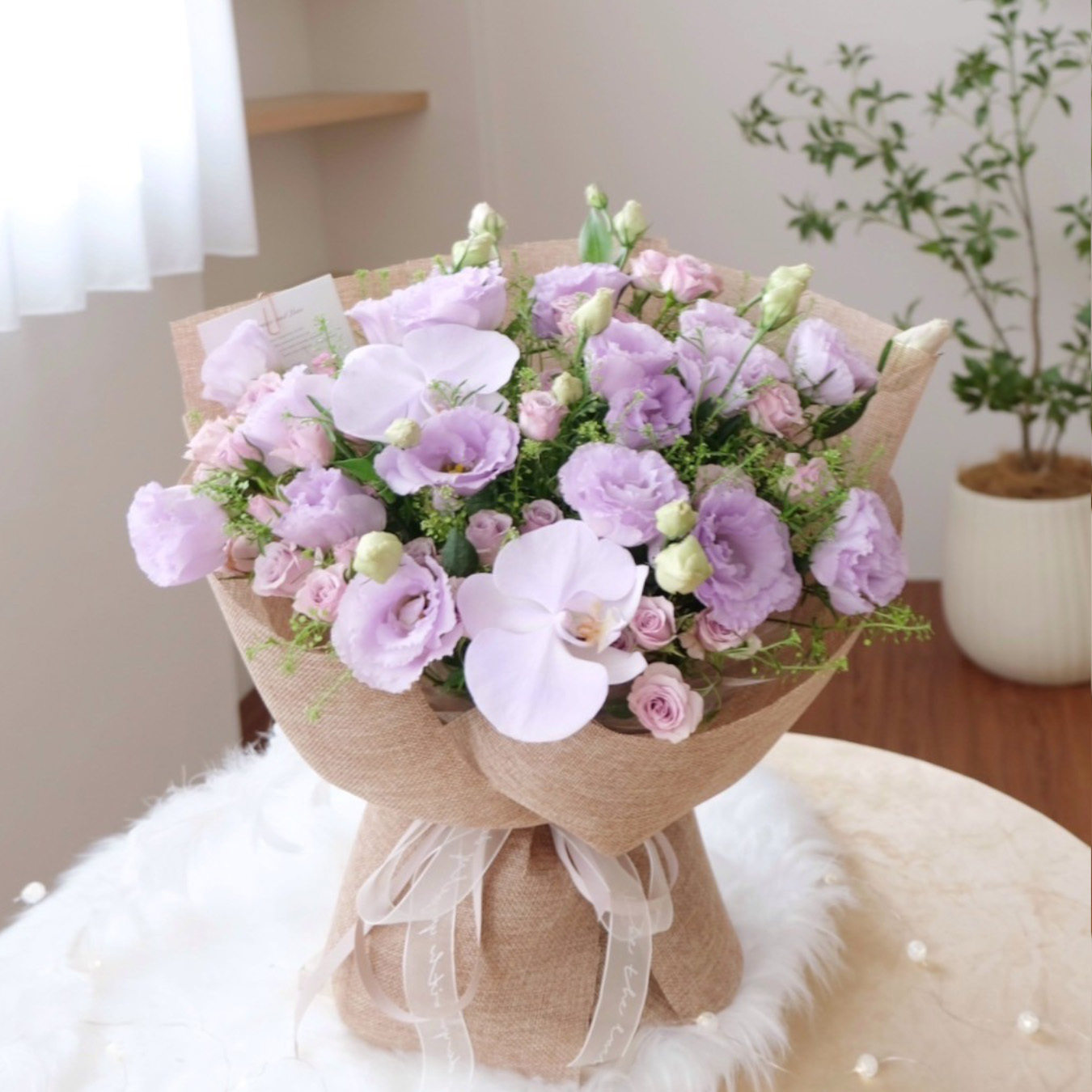 鮮花花束 / 莫奈紫