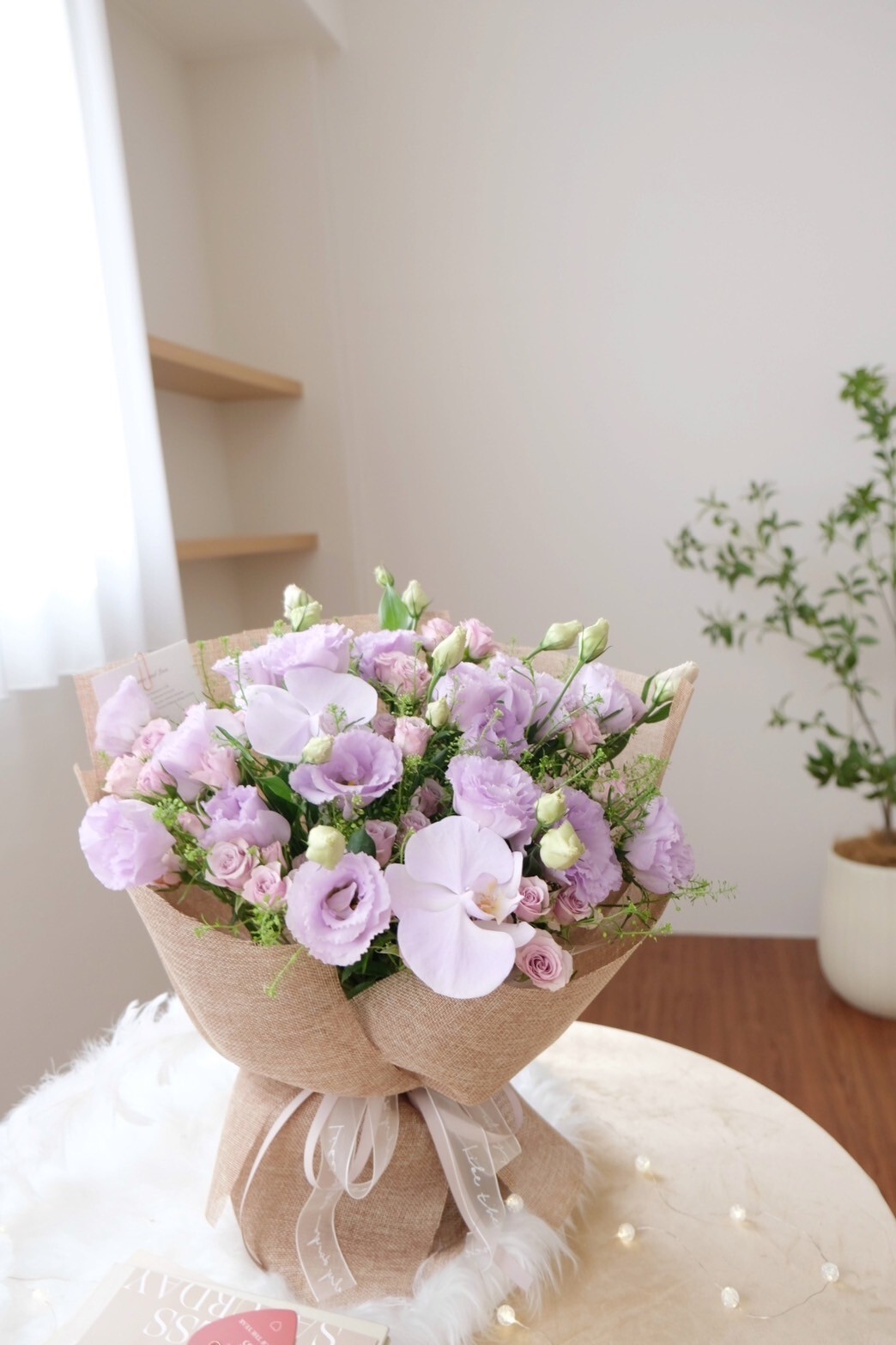 鮮花花束 / 莫奈紫