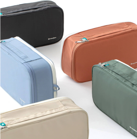 YB063 Compression packing cube 2nd gen. [XL,Charcoal Grey] (W50cm*L40cm*H18cm)