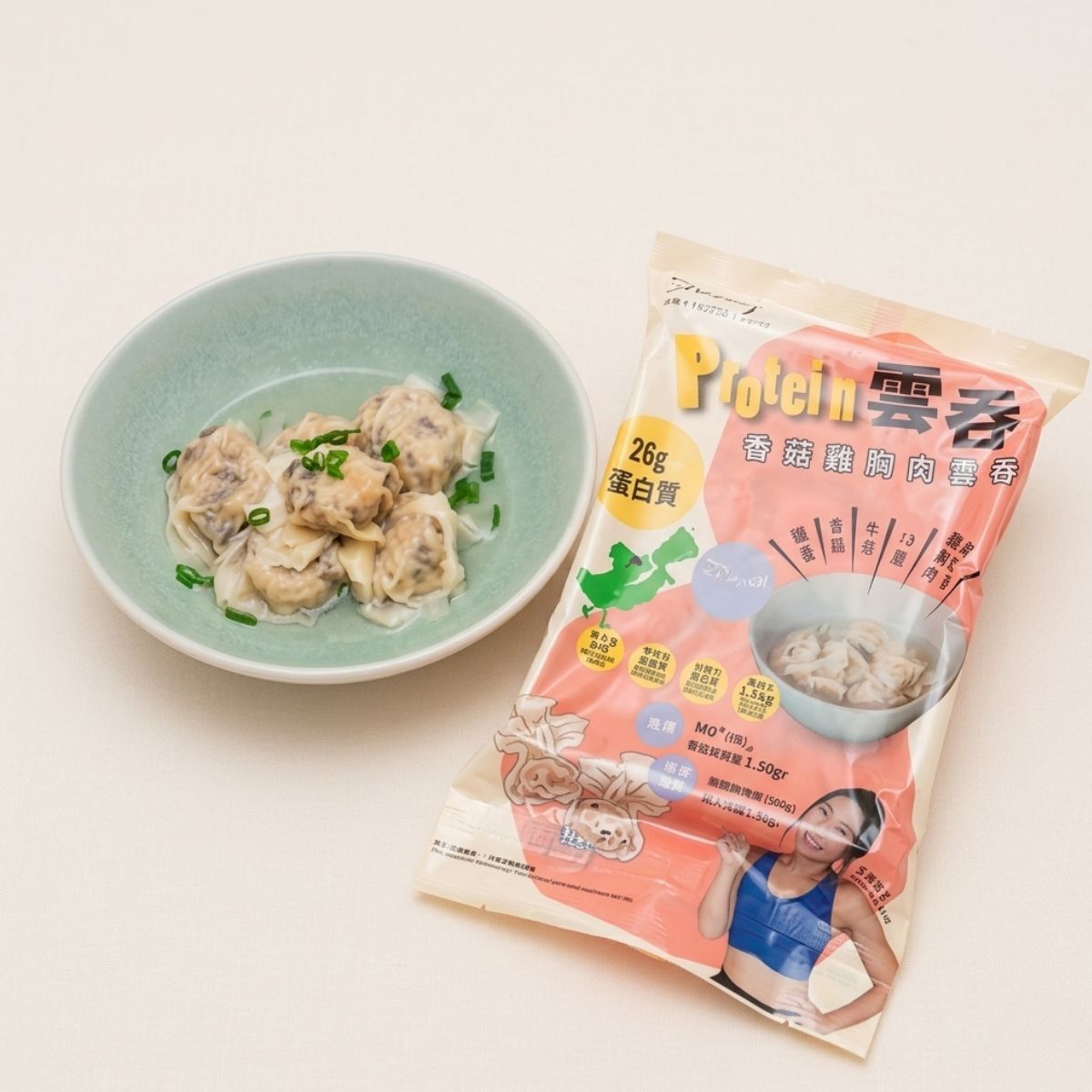 香菇雞胸肉雲吞