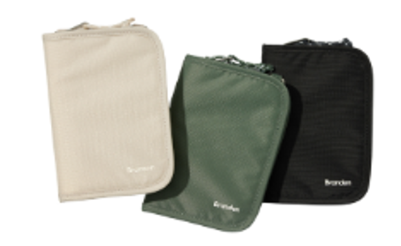 YB067 Safe cross wallet bag[Light Beige] 米色 (W11cm*L16cm* H3cm;130g)