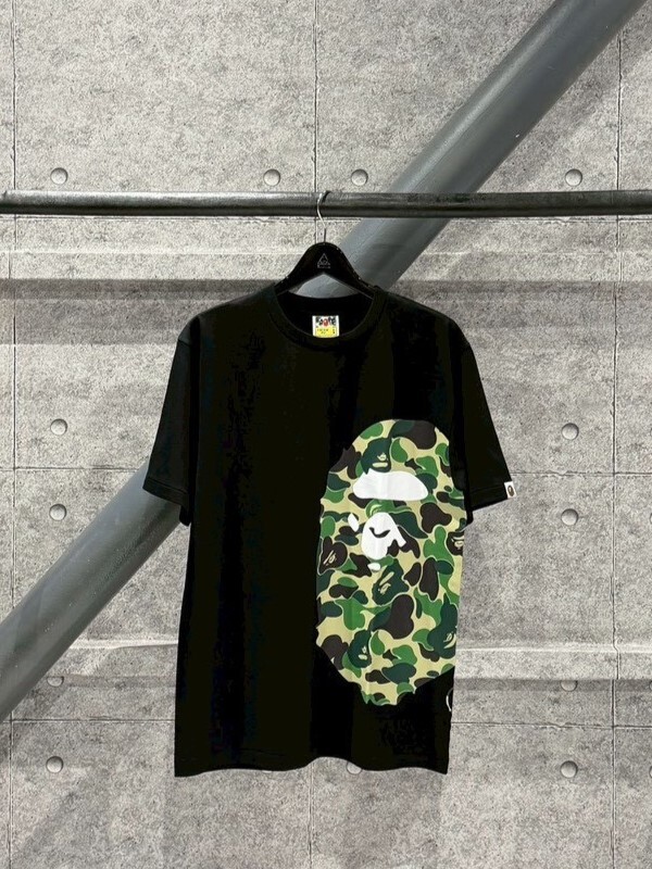 現貨 BAPE 缺貨款 經典猿人頭黑色短袖 T
