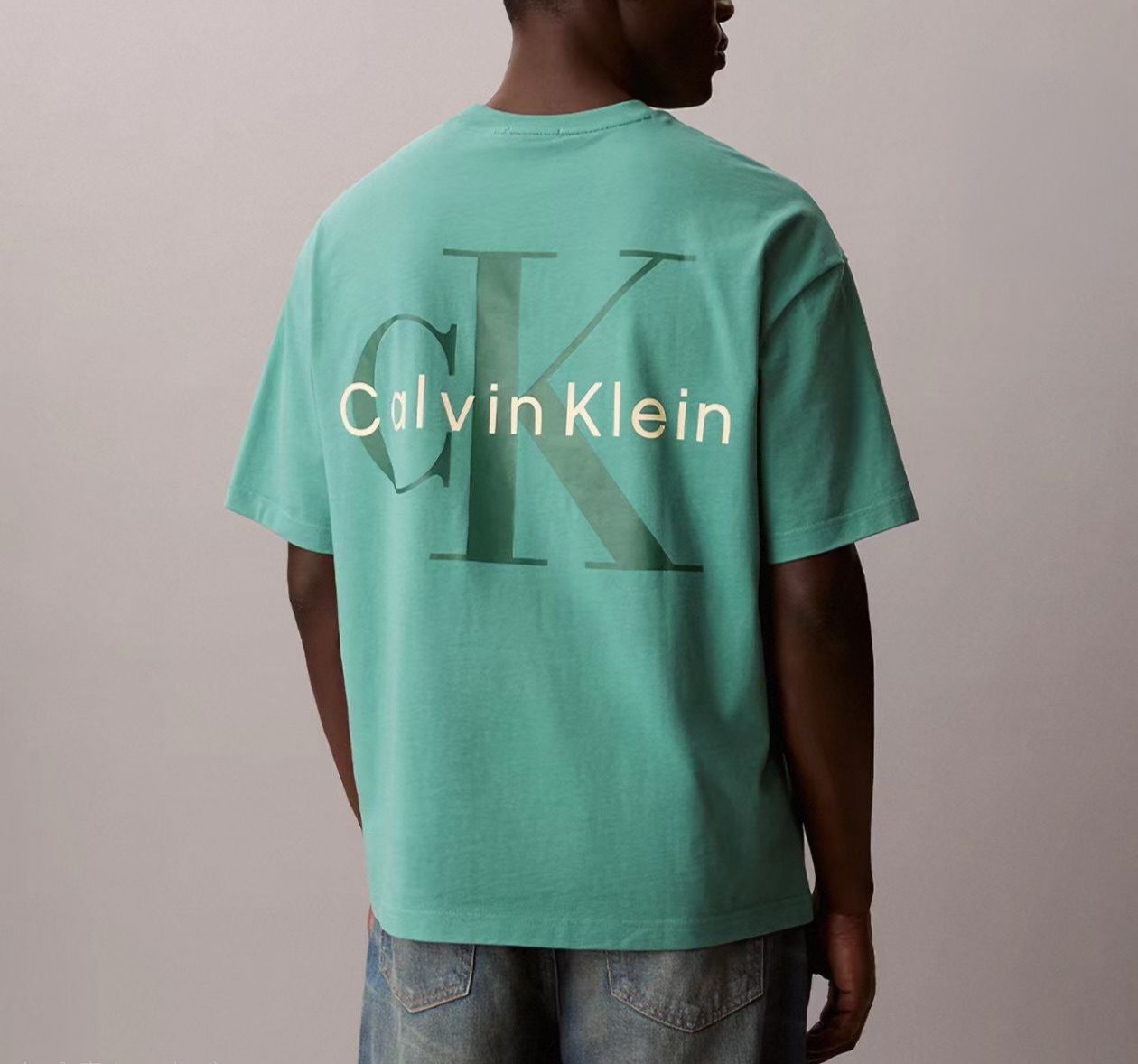 Calvin Klein basic前後 logo Tee 男款