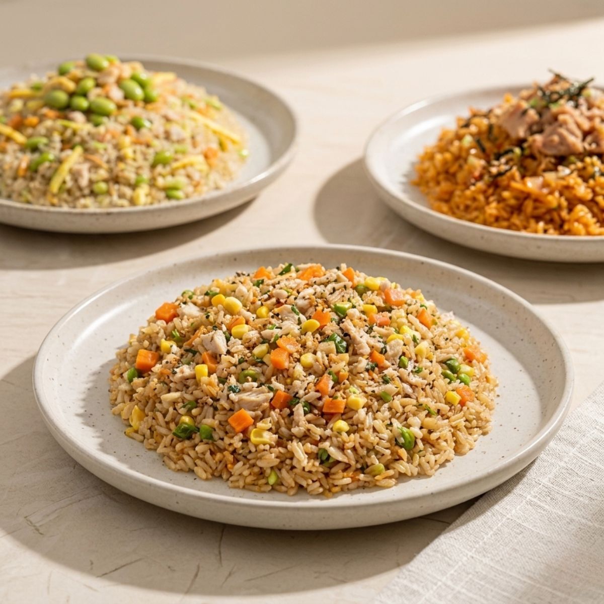 吞拿魚泡菜藜麥炒糙米飯