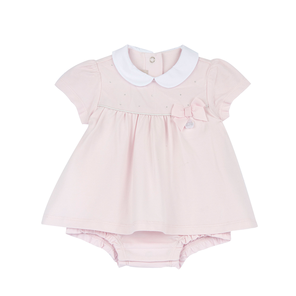 花園派對-燙鑽包屁洋裝式兔裝