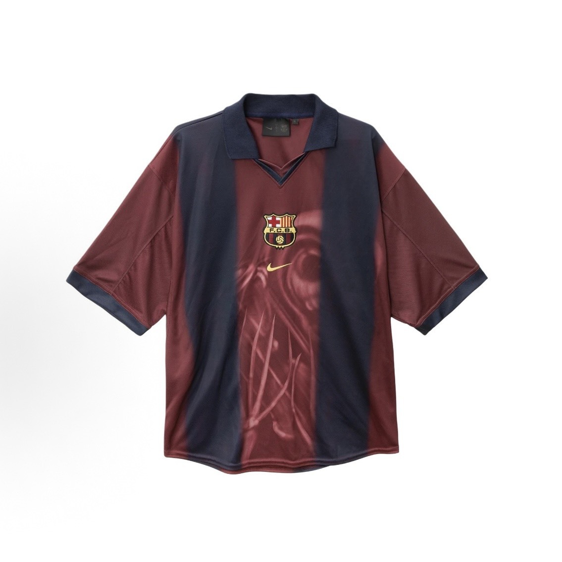 【代購】Travis Scott × Barcelona × Nike SS25  復古足球衣｜隊徽設計｜男女同款