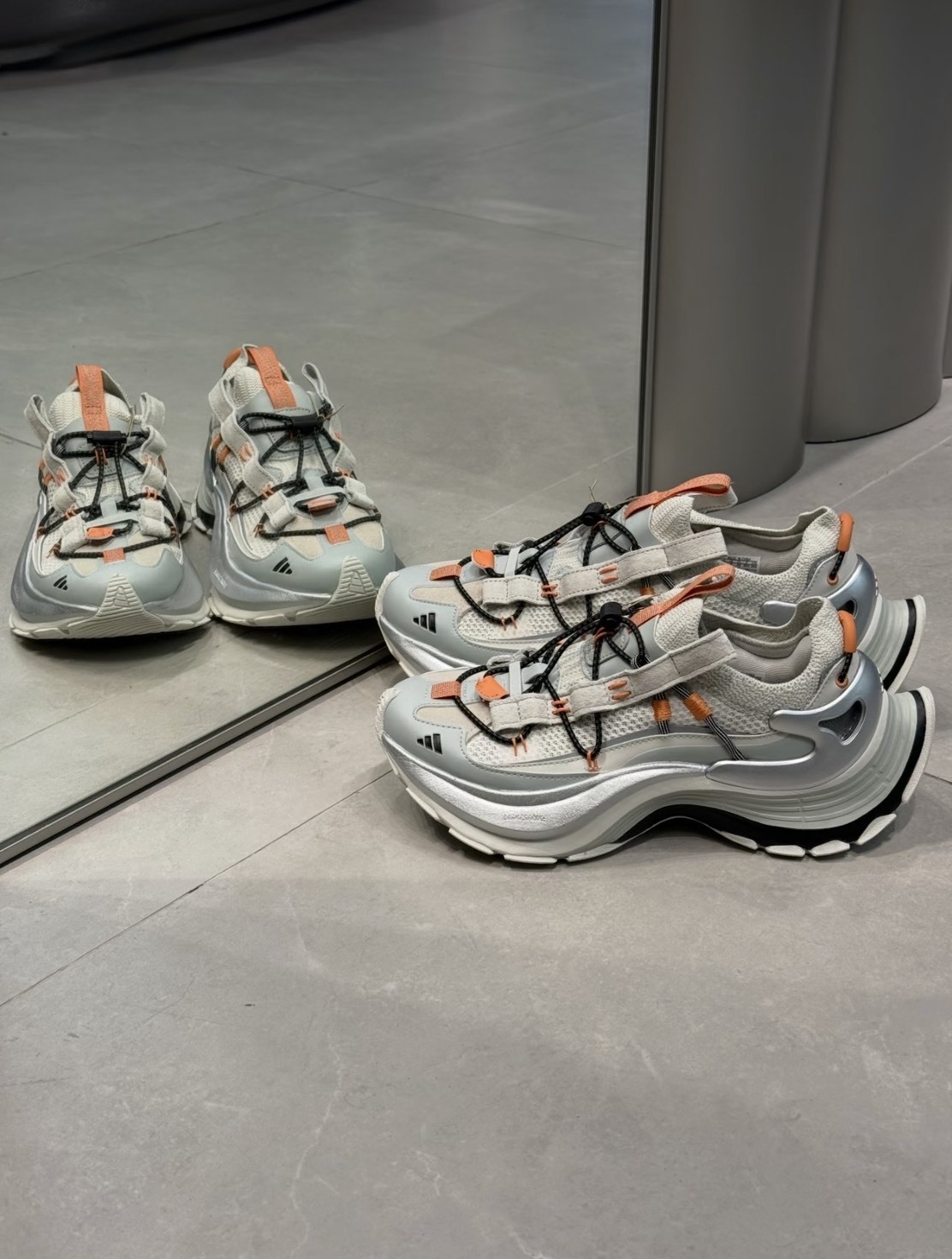Adidas FOS XLG Speed Hike "White Silver" 米橘銀 KK1932