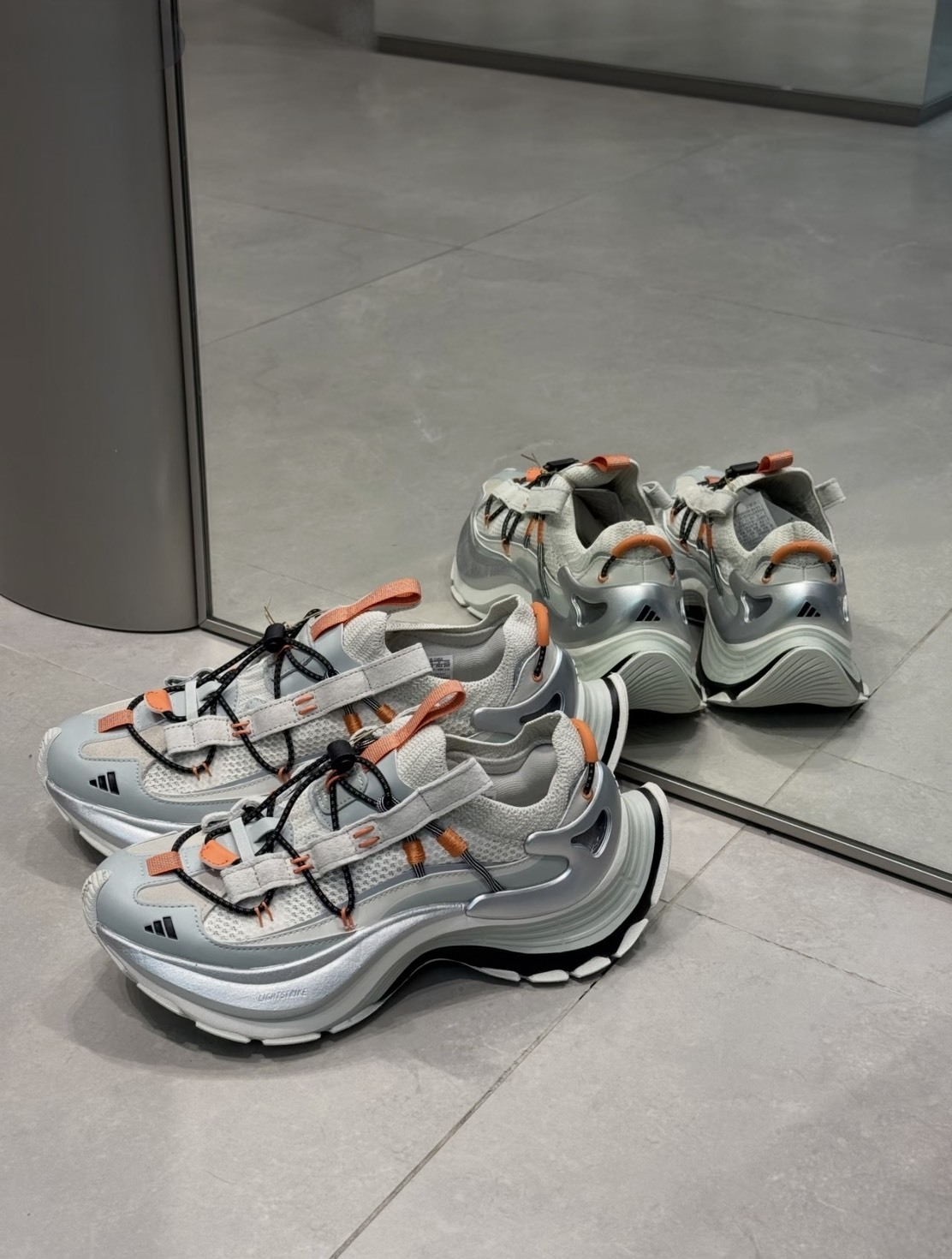 Adidas FOS XLG Speed Hike "White Silver" 米橘銀 KK1932