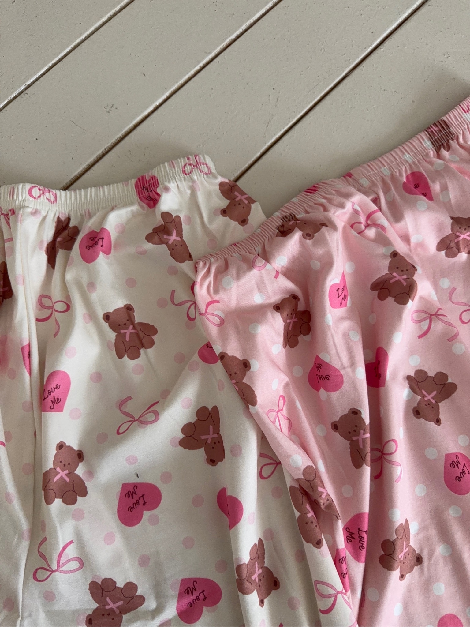 A72/熊熊愛心長睡褲