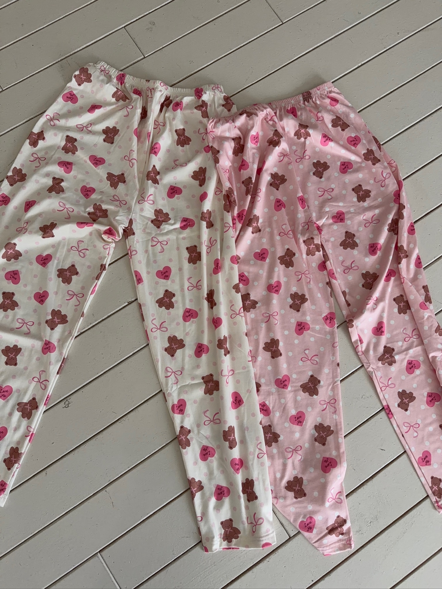 A72/熊熊愛心長睡褲