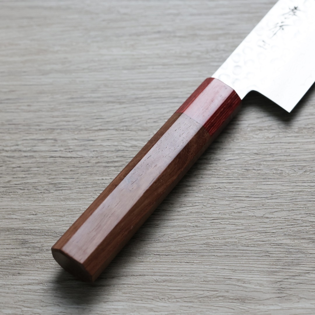 堺孝行 和三德 180mm AUS10鋼 45層鎚目大馬士革