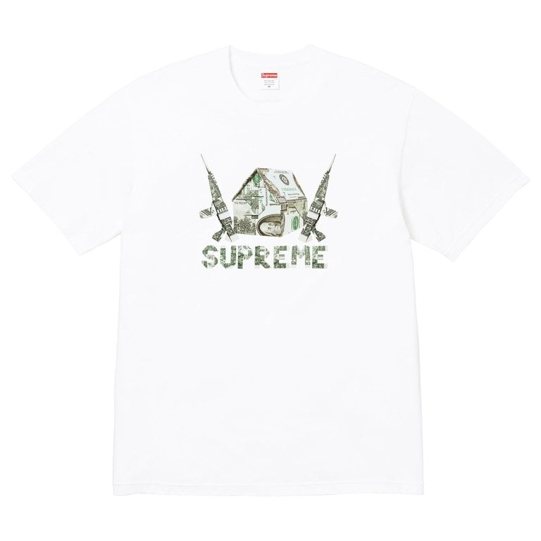 『即將到貨』2026SS Supreme Origami Tee 戰爭就是要錢 鈔票 槍 軍營 短T SS26T24