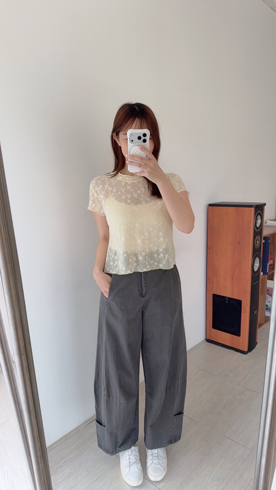 雙層領小花Tee 3colors