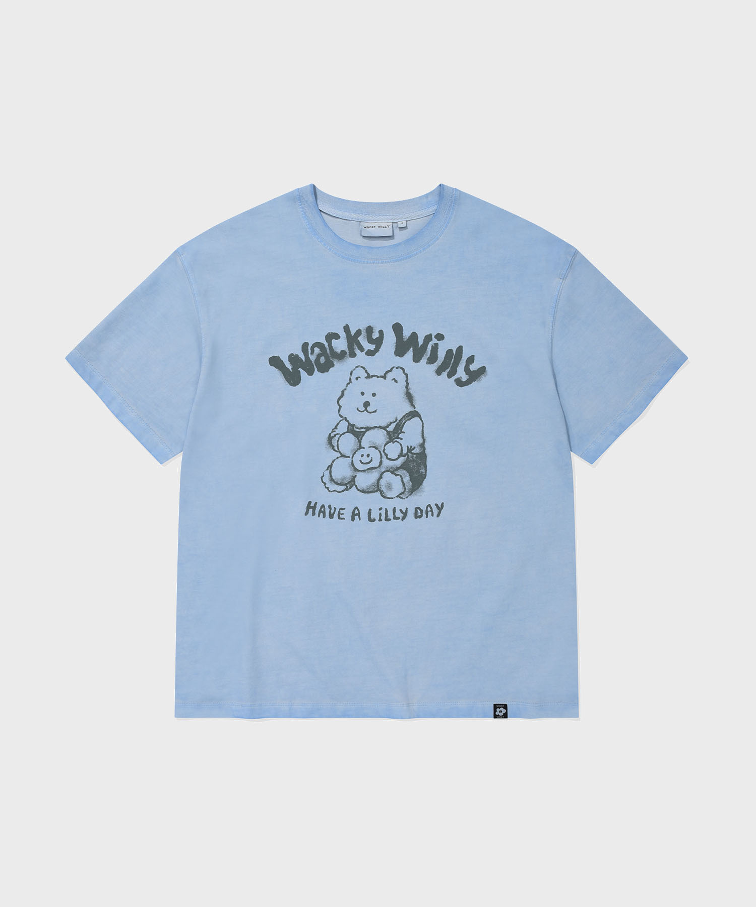 【入LIVECODE一件減至$278😱🔥！】【WACKY WILLY春夏開季🔥】Women's Dyed Graphic Short Sleeve T-shirt(2 Colors)