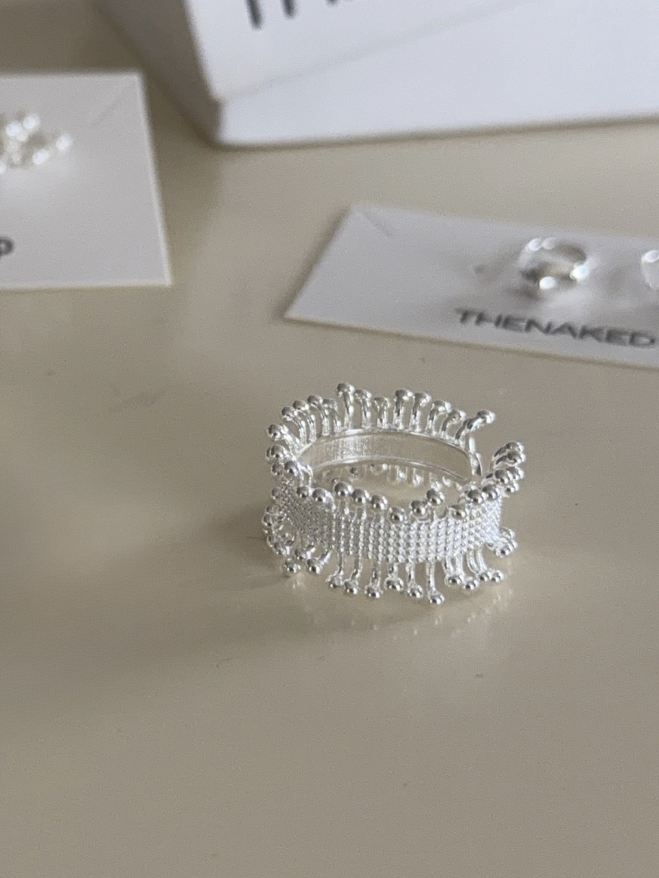 A98/天女散花煙火純銀戒指