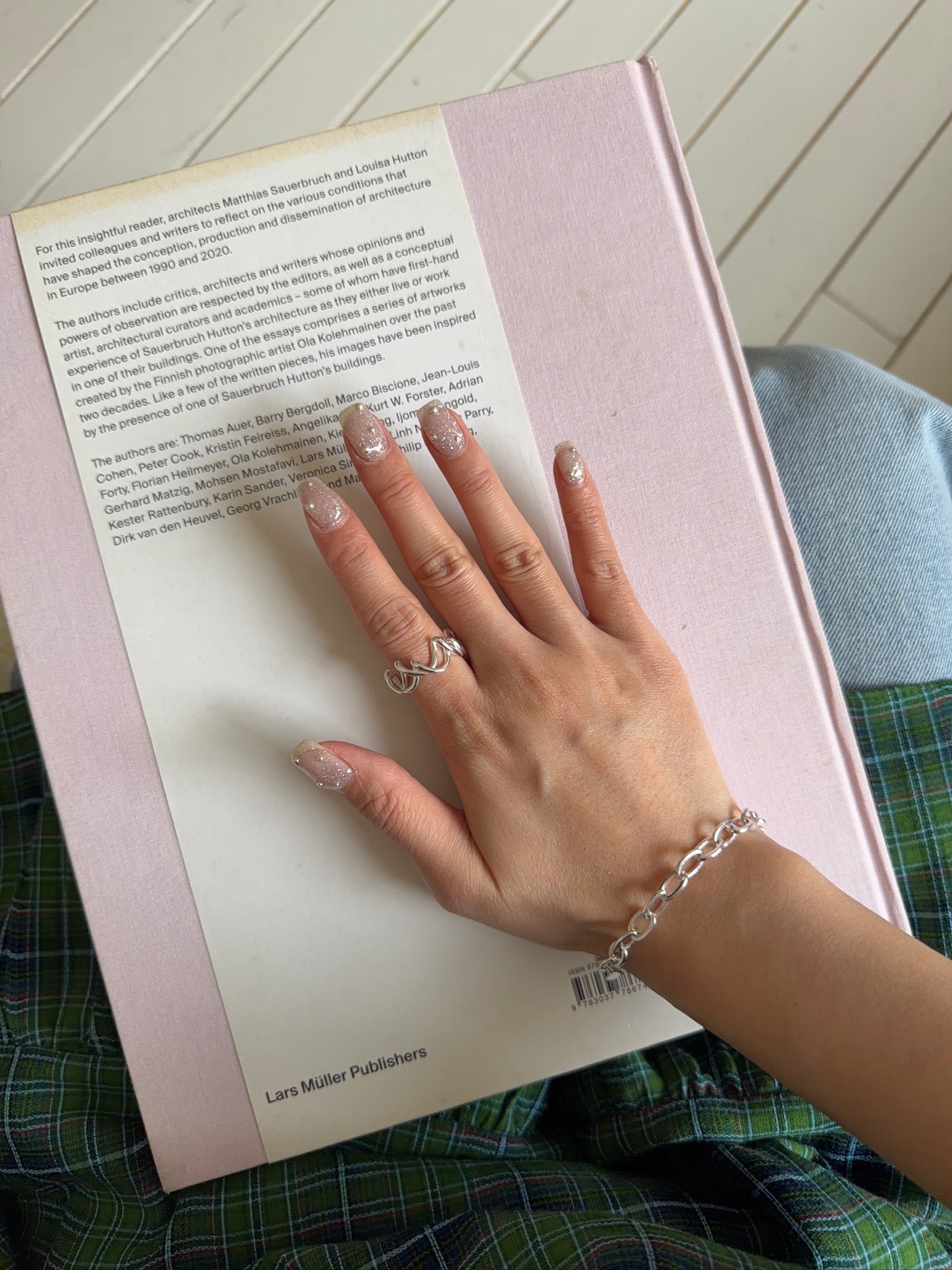 A97/環環相扣心心相印純銀手鍊