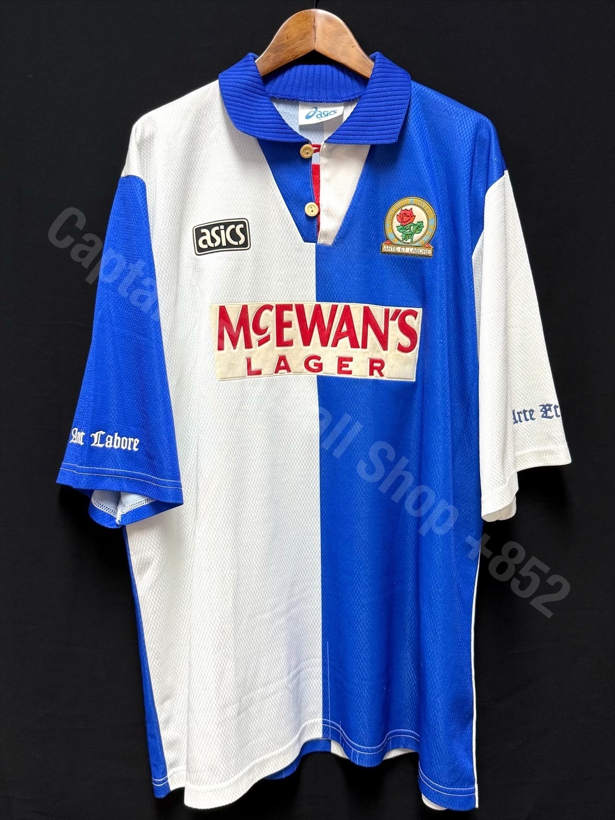 Blackburn Rovers 1994-1995 Asics Home Shirt #9 SHEARER