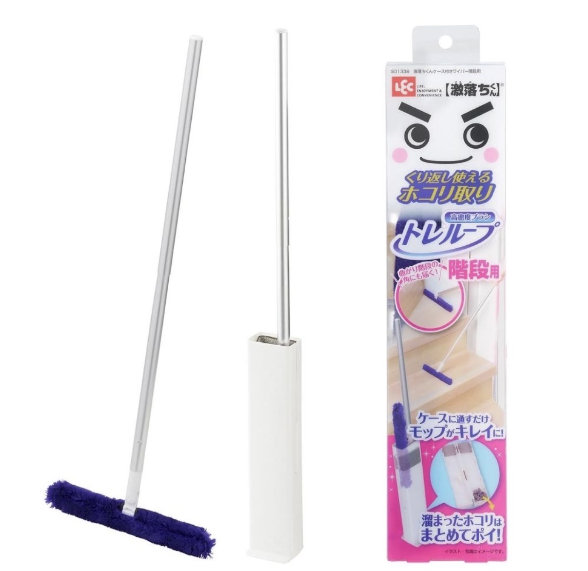 【日本大熱】日本 LEC 高密度除塵掃套裝 (樓梯用）6158 TK260412
