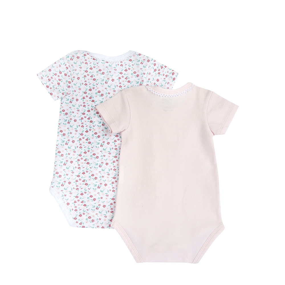 花園派對-滿版花朵短袖連身衣二入