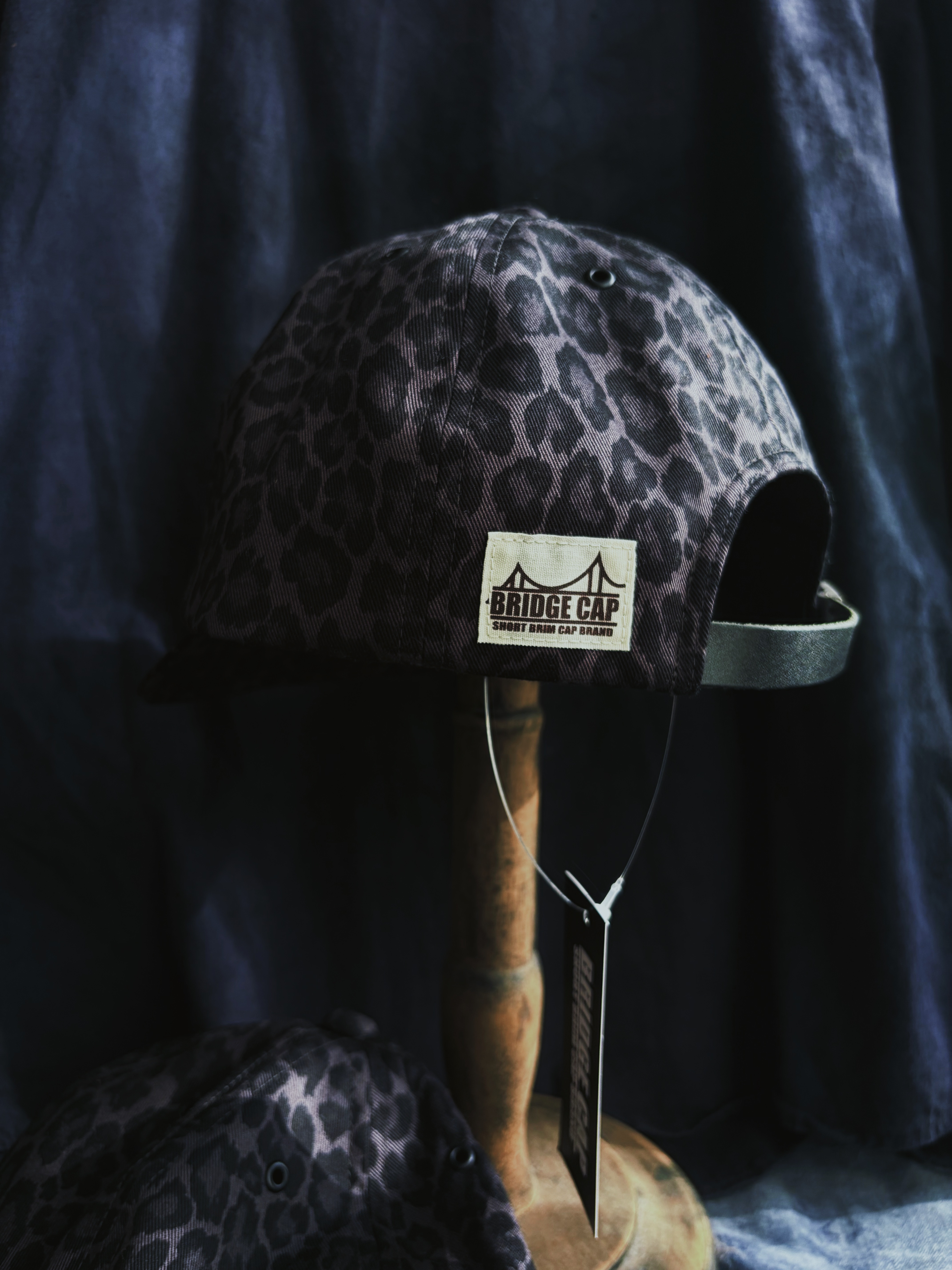 MR.FATMAN Leopard Short Brim Cap / 日本品牌 豹紋短帽簷裁判帽-灰