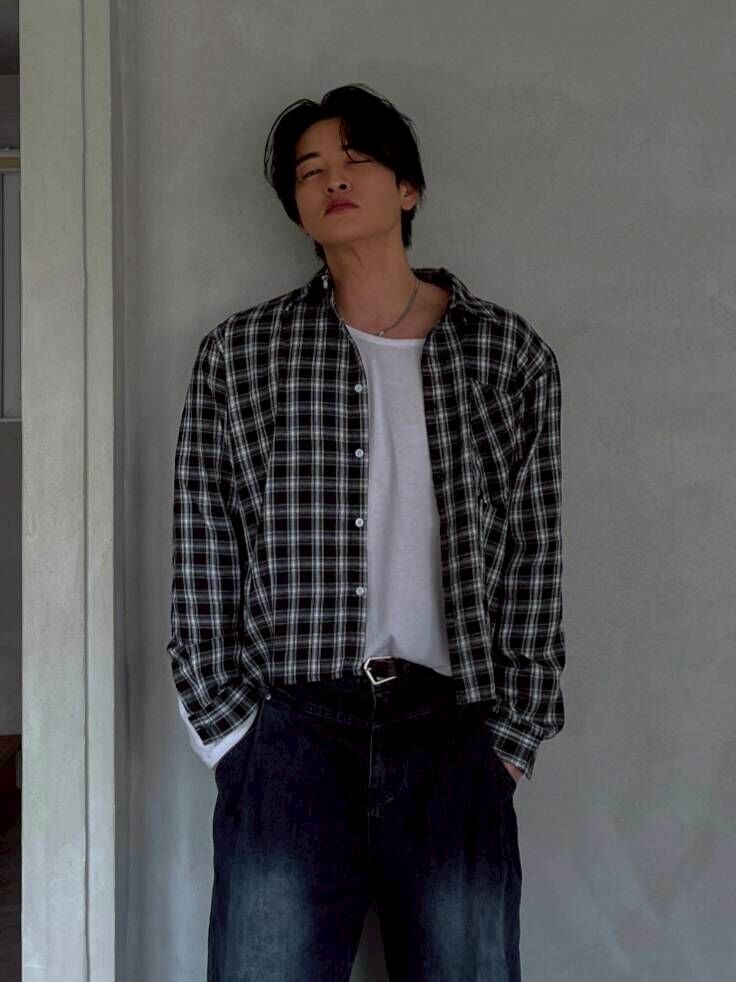 Ellen 短款格紋襯衫