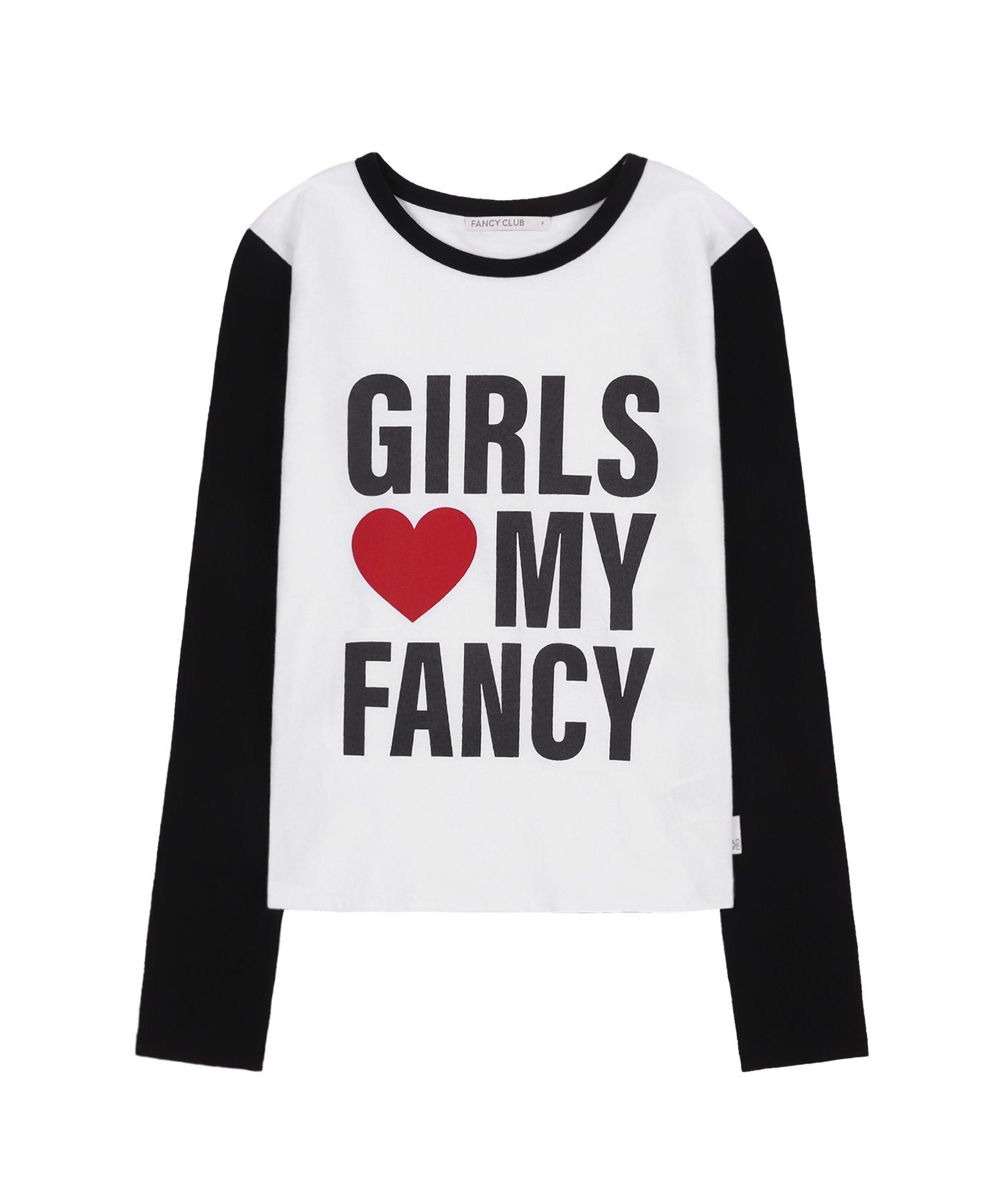 FANCY CLUB 女款長袖上衣 F24ZB068BK