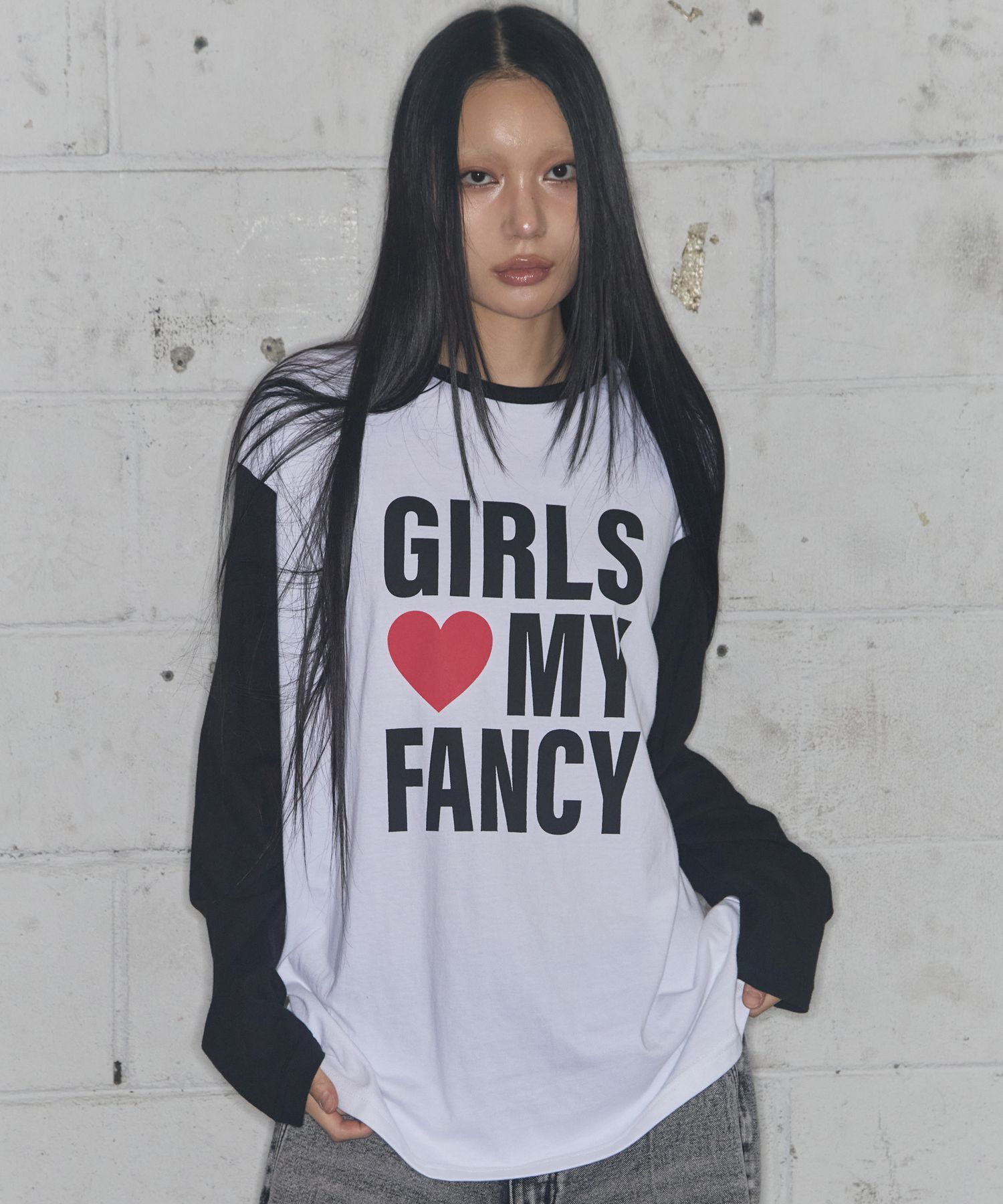 FANCY CLUB 女款長袖上衣 F24ZB068BK