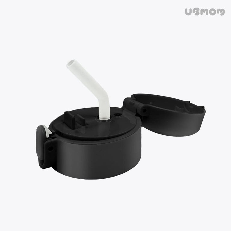 UBMOM PPSU吸管杯直通吸嘴連一觸式蓋套裝