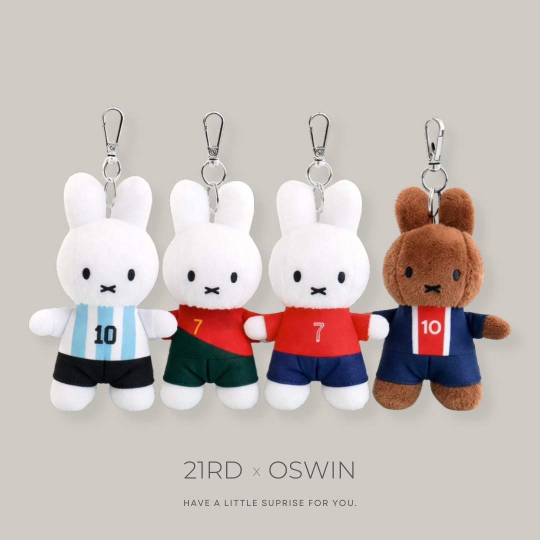 韓國 MIFFY 足球世界盃系列 米菲 玩偶吊飾 ⚽️